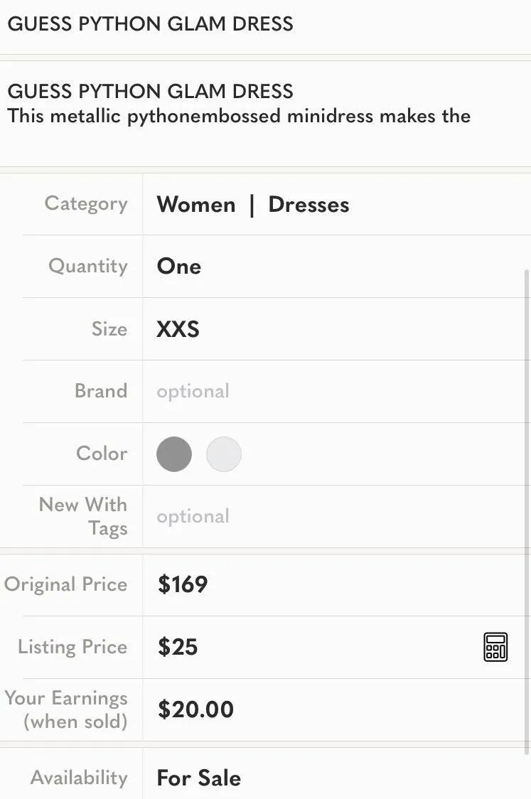 Guess PYTHON GLAM DRESS. - Image 10