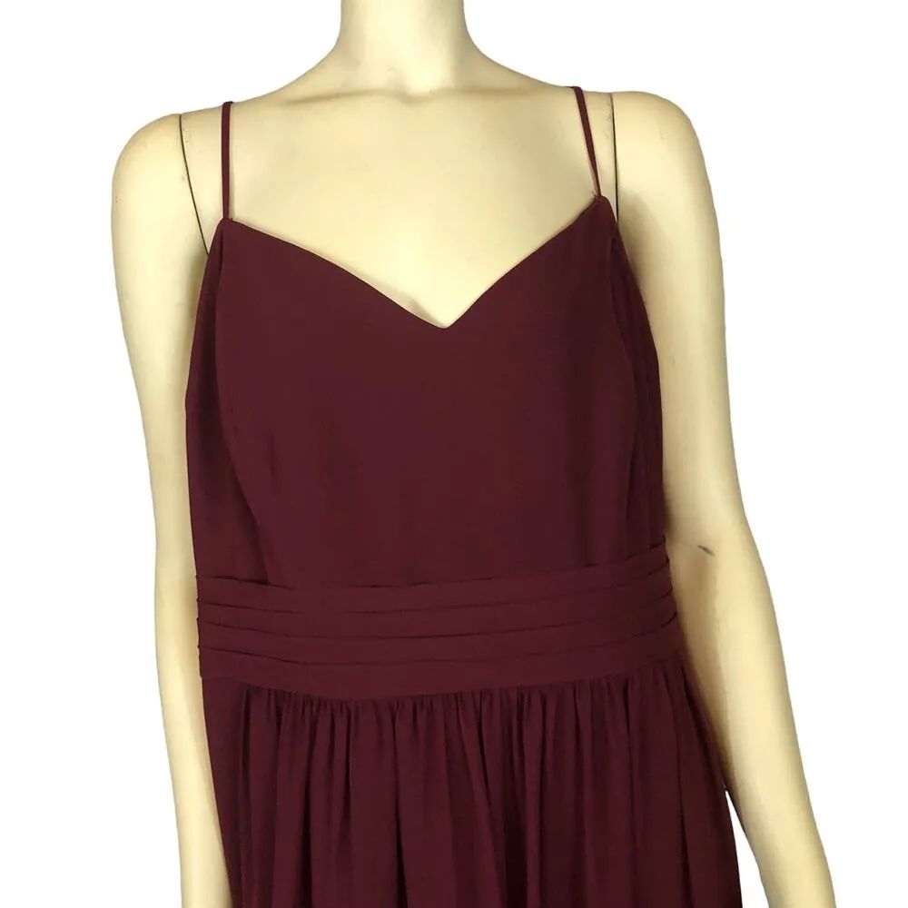 B2 Jasmine B193010 Sweetheart Neckline Poly Chiffon Bridesmaid Dress size 28 - Image 5