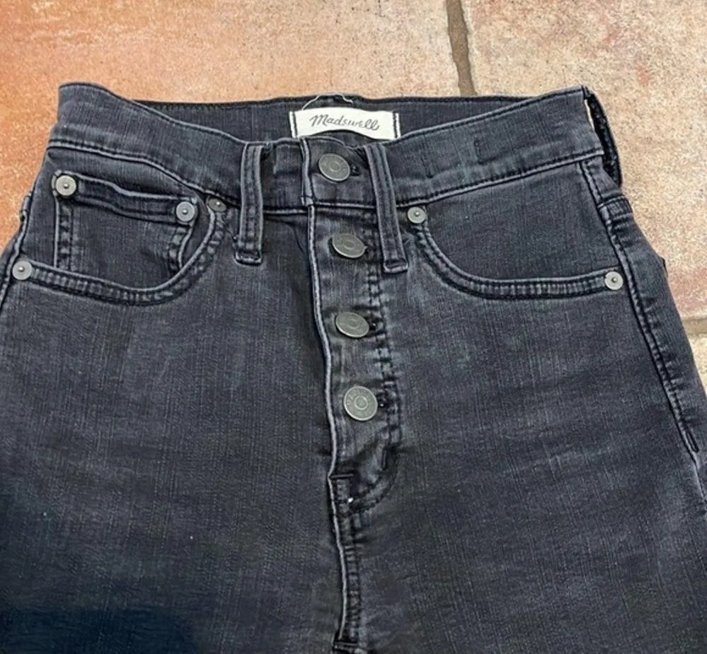 Madewell Callie Demi boot in faded black wash - Image 3