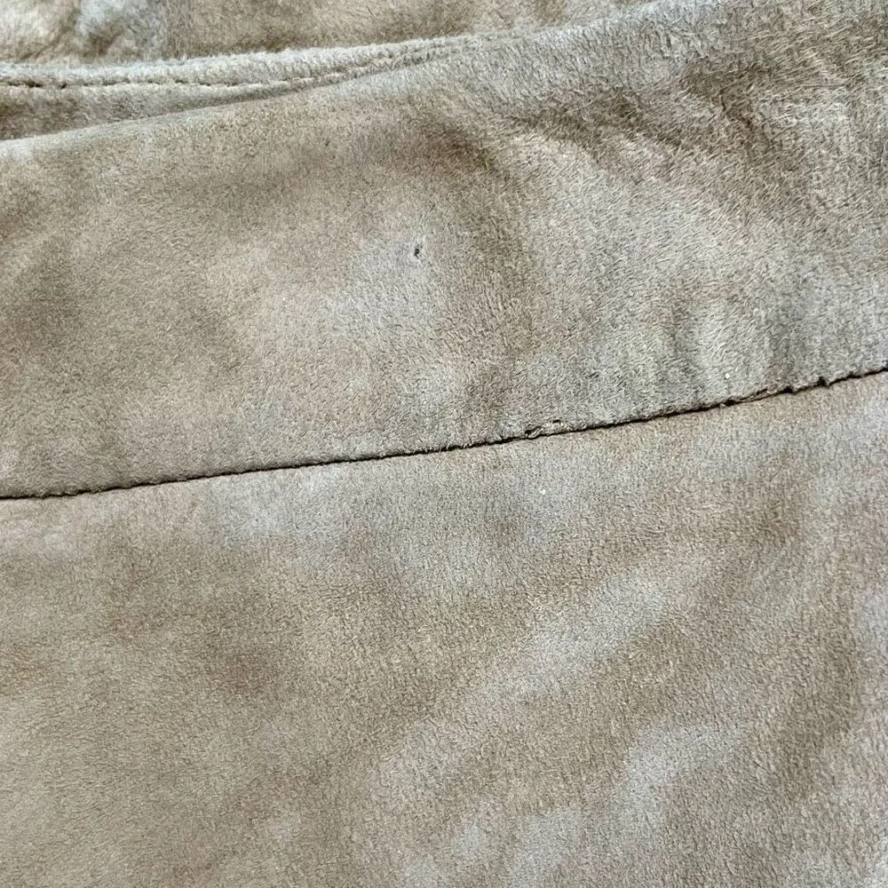 S Max Mara Women’s Tan Leather Lined Pants 14 - Image 15