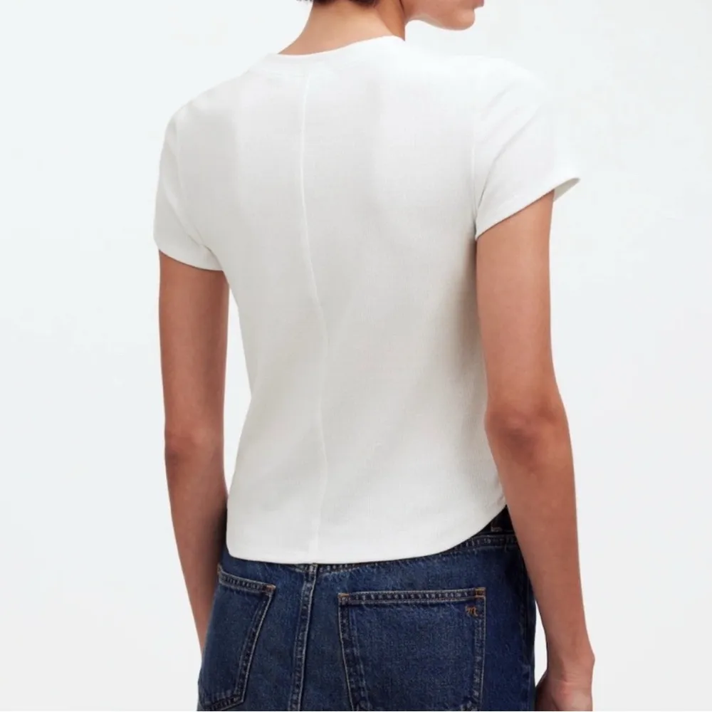 Madewell Ribbed Crewneck Baby Tee - Image 6