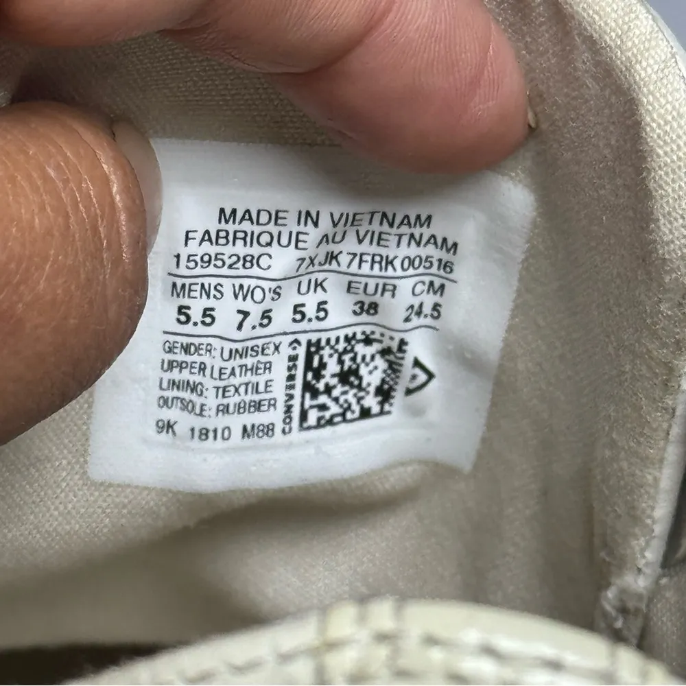 Converse All Star Blocked Nubuck CTAS Ox Egret M 5.5 —W 7.5 - Image 10