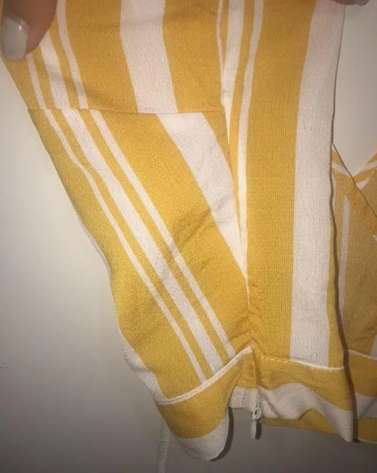 Yellow And White Striped Set Size M - Image 5