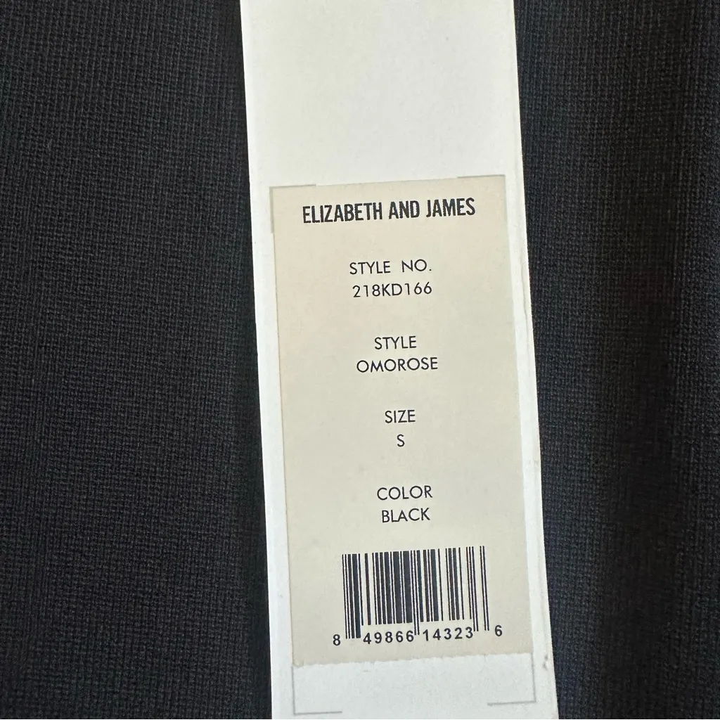 Elizabeth And James Omorose Black Off The Shoulder Dress - Image 5