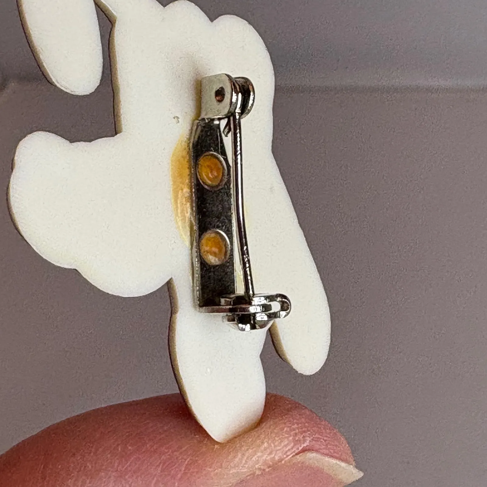 3 Vintage Disney Mickey Mouse Donald Duck Pluto Pins Lot Walt Disney Productions Yellow - Image 7