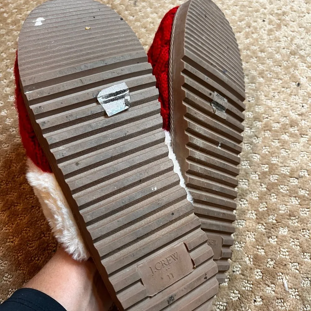 J.Crew Factory Red Cable Knit Slip - Image 6