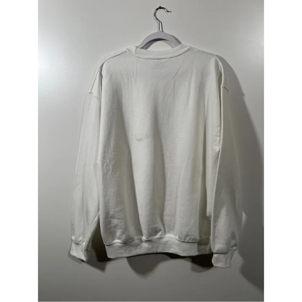 Dirty Martini White Crewneck Sweatshirt Size Large Boutique Martini Time - Image 2
