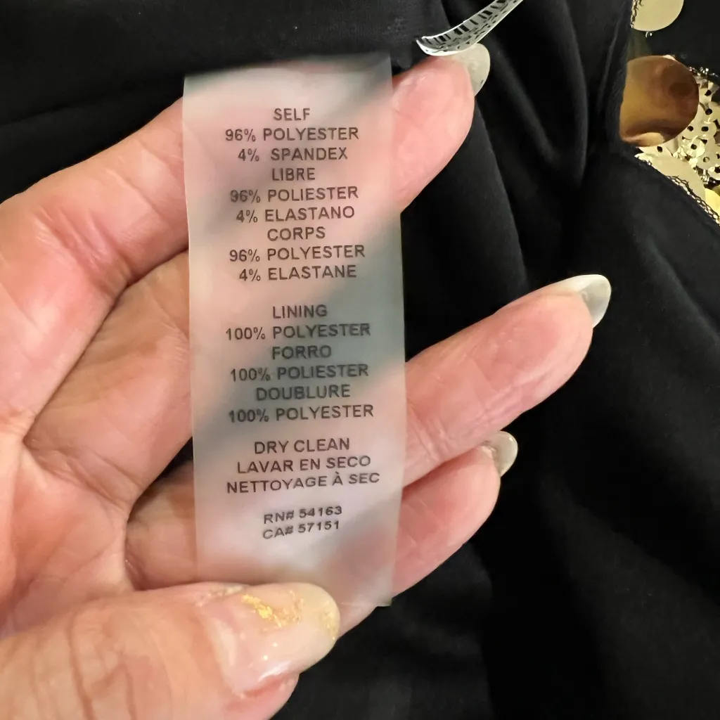 Vince Camuto Long Sleeve Sequin Jersey Mini dress Size 6 NWT - Image 10