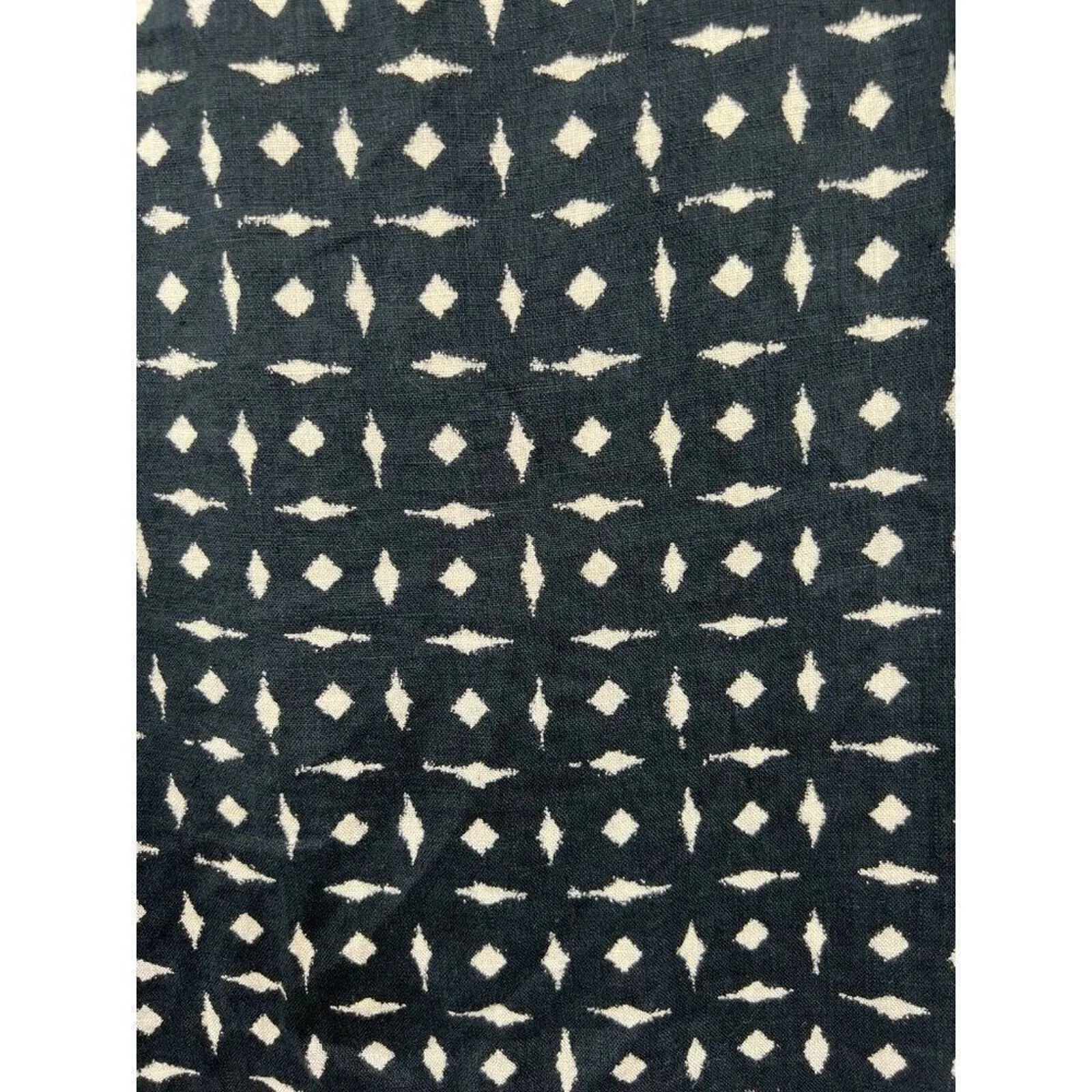 J Jill Geometric Black Small Petite Scoop Neck Linen‎ Shift Mini Dress Size XS - Image 6