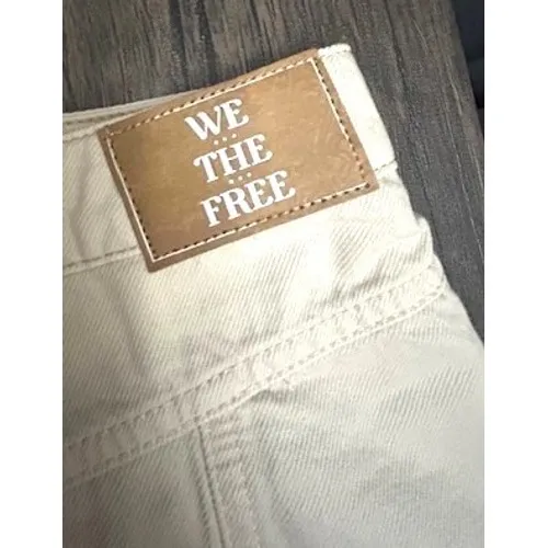 Free People We The‎ Free Midnight Sun Khaki Button Front Mini Skort Size 27 - Image 2