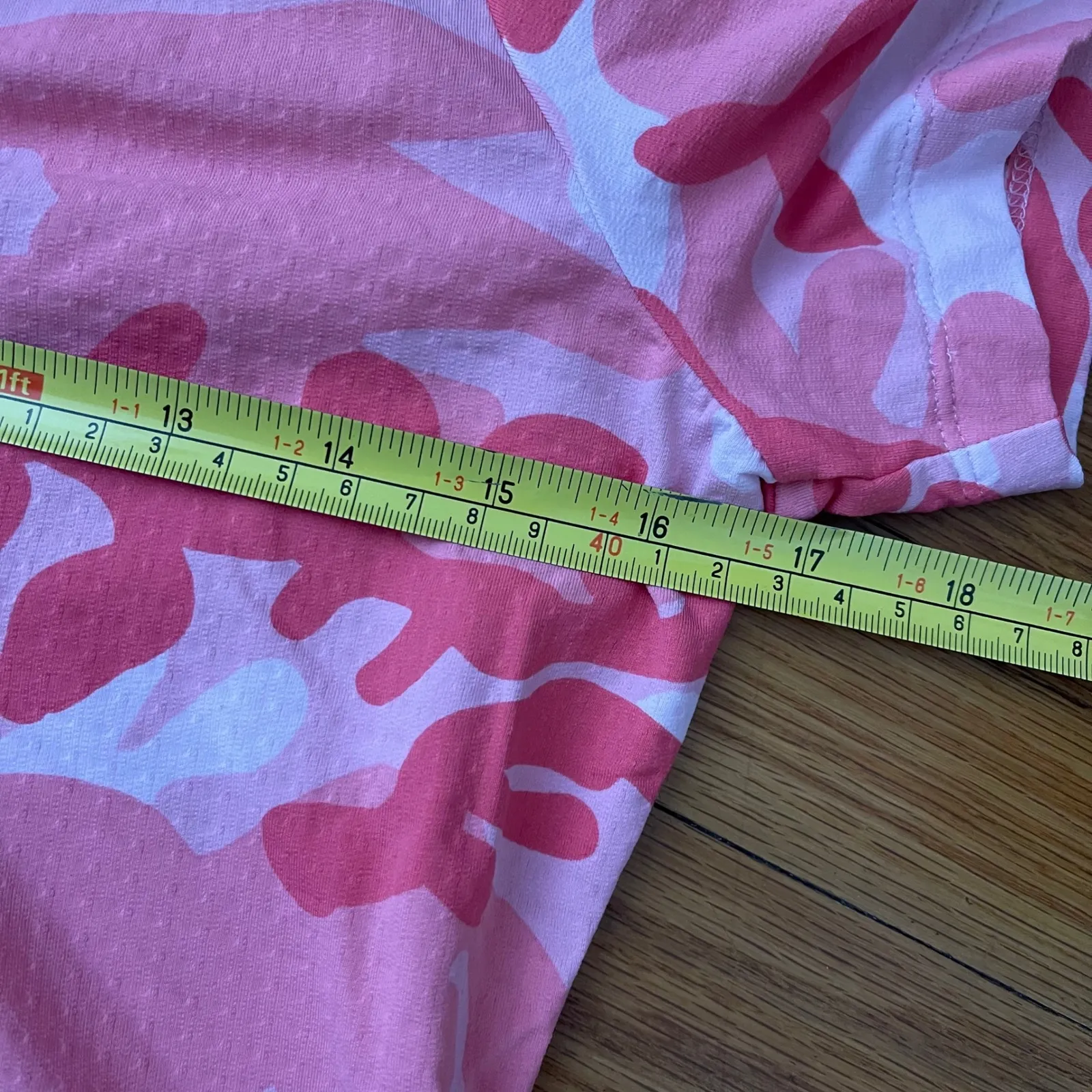 IBKUL Camo Short Sleeve Polo Shirt Small
Pink Golf Tennis Active Performance Pink - Image 6