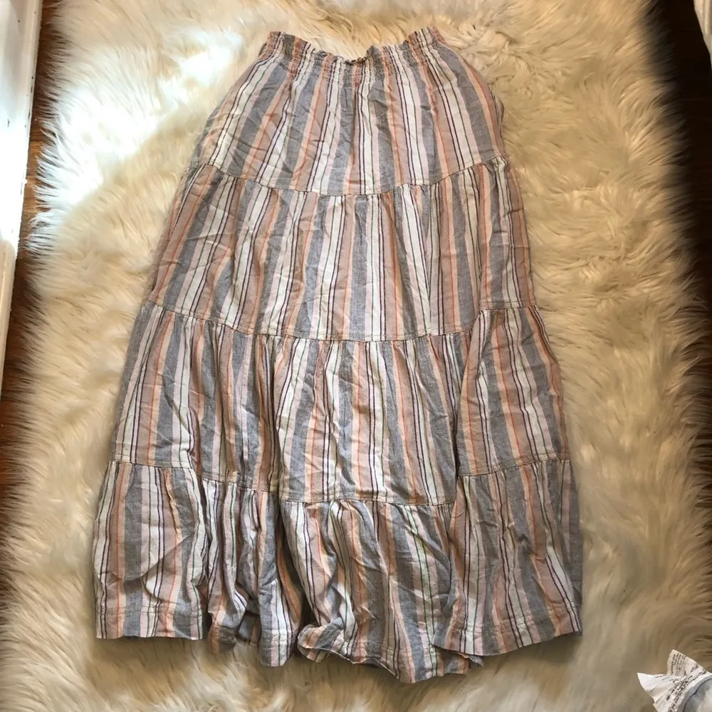 Soludos Turin Maxi Skirt Candy Stripe - Image 6