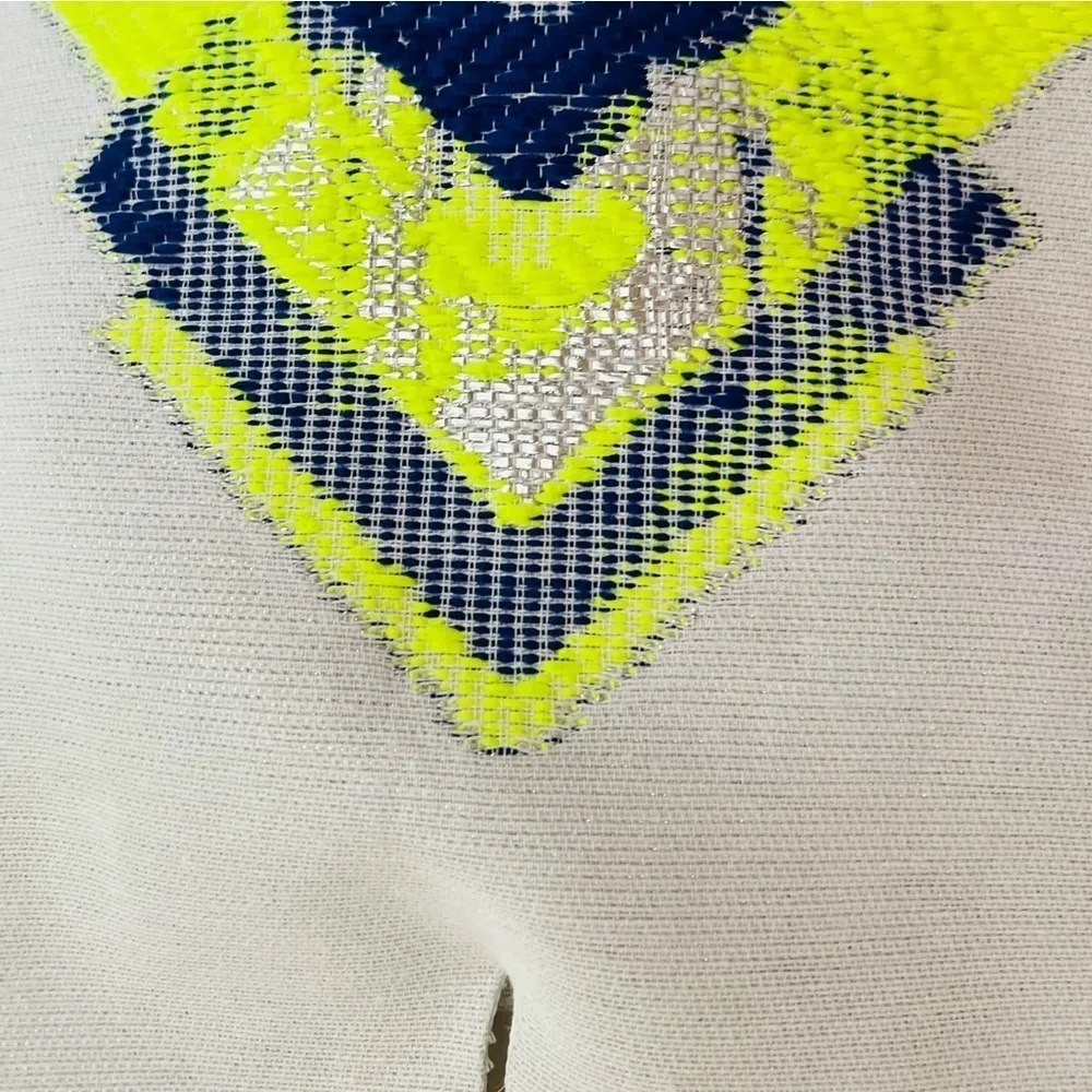 Koch Regina Dress Mini Splatter Embroidered Shift XS Graphic Sleeveless Brunch - Image 11