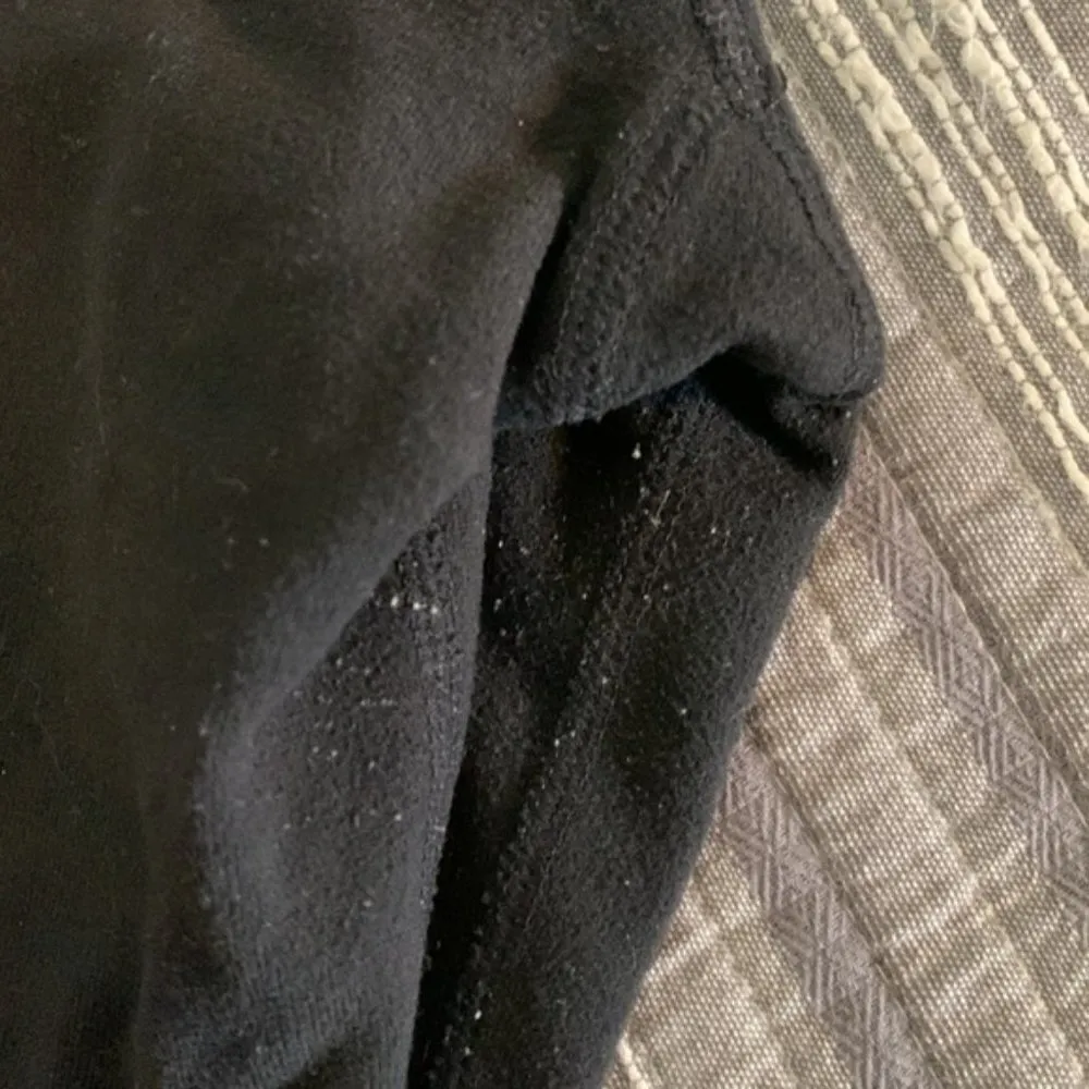 Lululemon Black Crop V-Waist Wide Leg Pants Hidden Pocket Size 6 EUC #0862-AT - Image 9