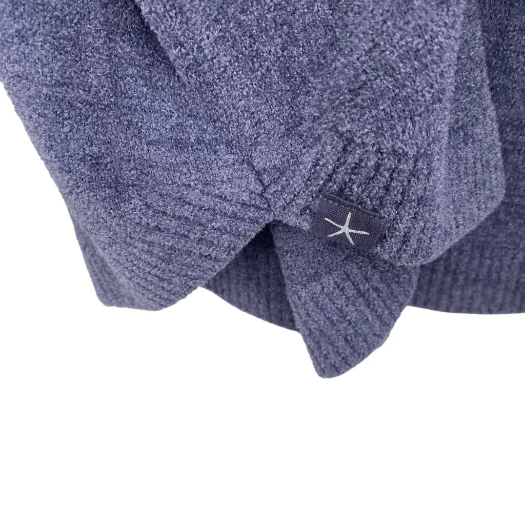 Barefoot Dreams Cozychic Ultralight Coastal Cowl Neck Tunic Sweater Vintage Blue - Image 7