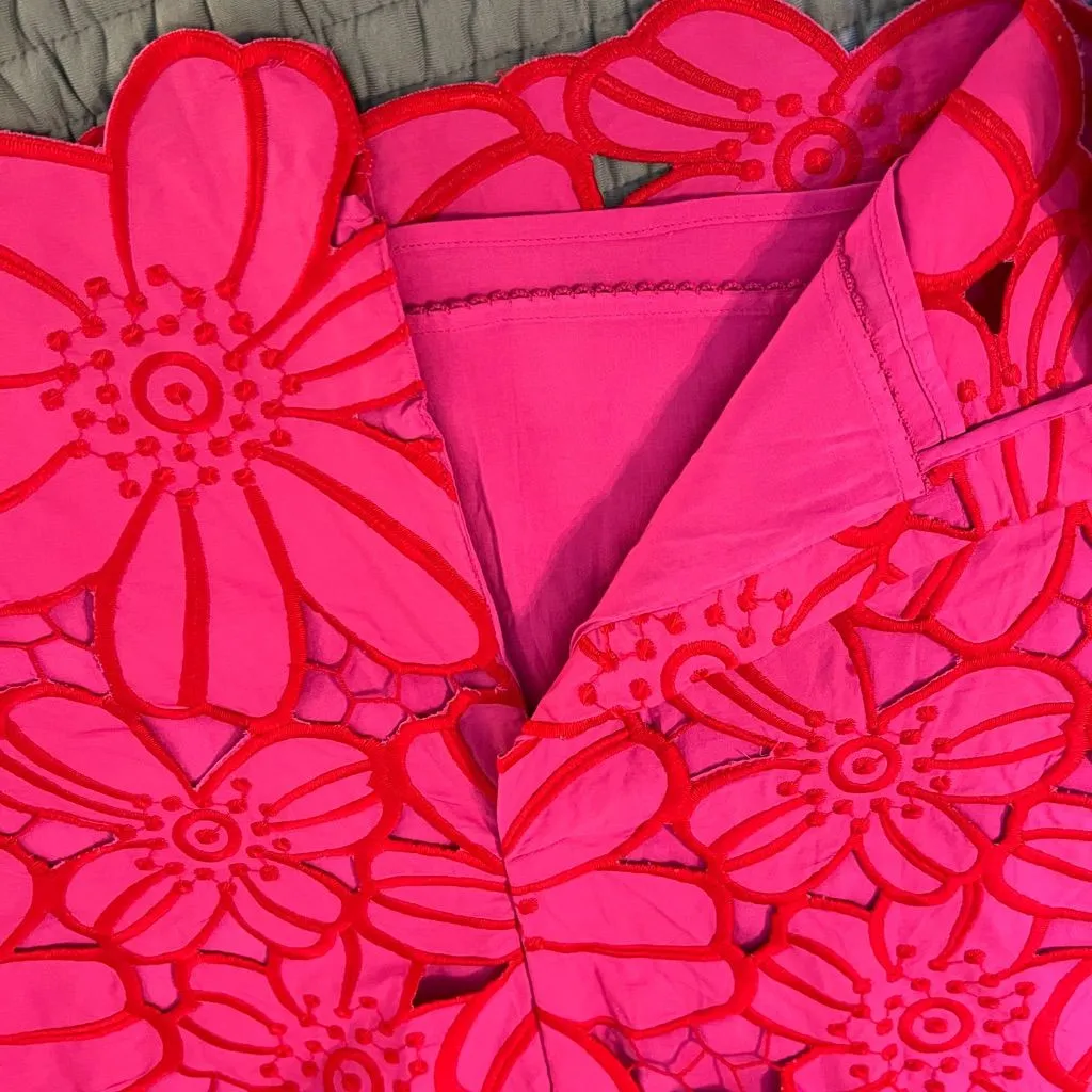 Maeve by Anthropologie Pink Floral Pencil Skirt - Image 12