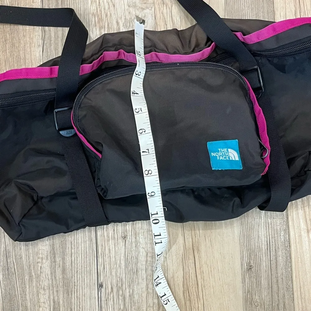 The North Face Lumbar Fanny Pack Waist Pack Hiking Backpacking Bag black pink - Image 4