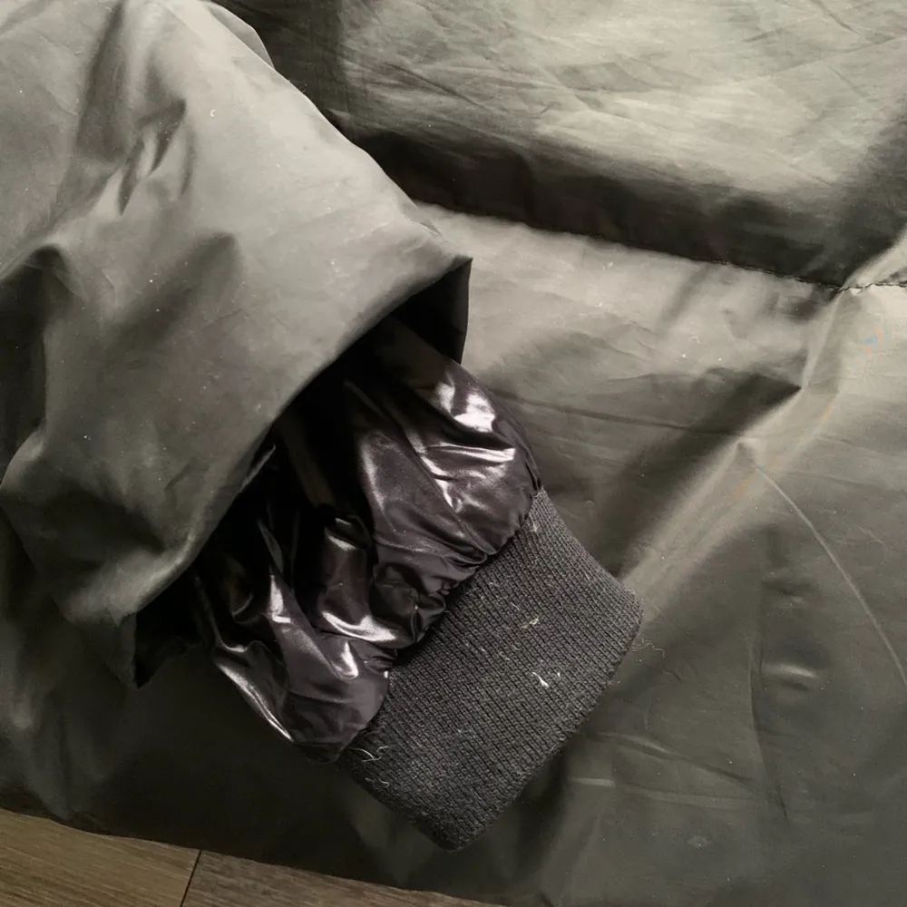 Zara Black Duck Down Parka Jacket S - Image 13