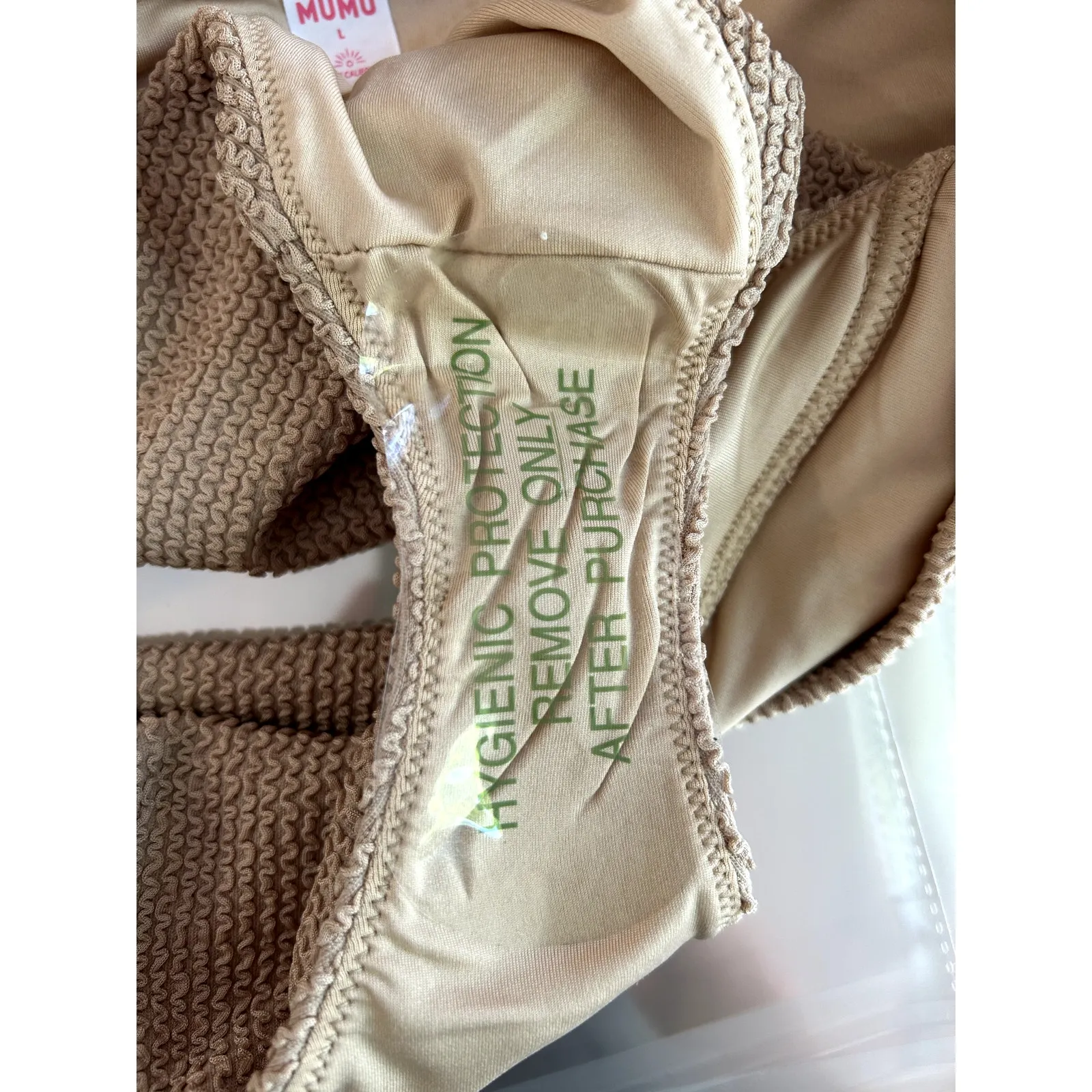 Show Me Your Mumu Del Rey Bikini Bottom in Latte L NWT - Image 7