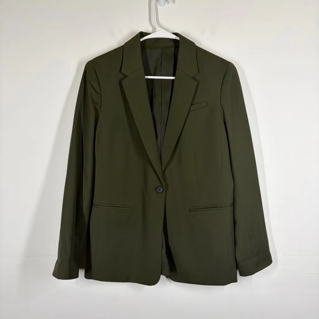 Everlane 100% Wool Italian GoWeave Blazer Size 8 - Image 3