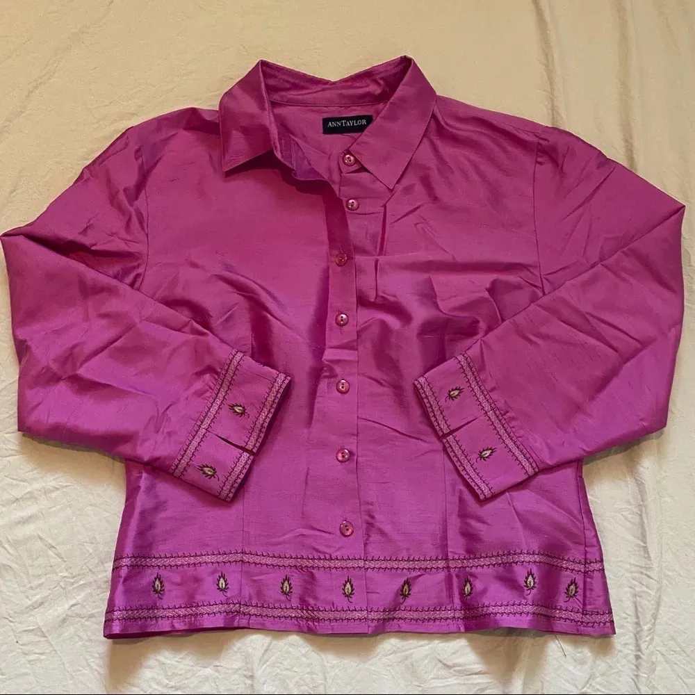 Vintage Ann Taylor - Button Down - Size M/L - Image 2