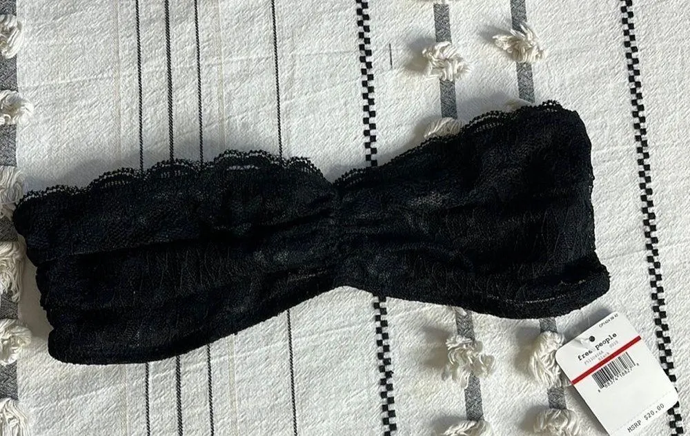 nwt // free people strappy lace bandeau - Image 2