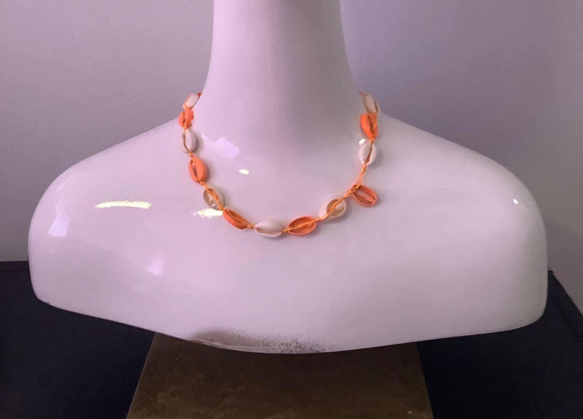 Orange Shell Necklace - Image 3