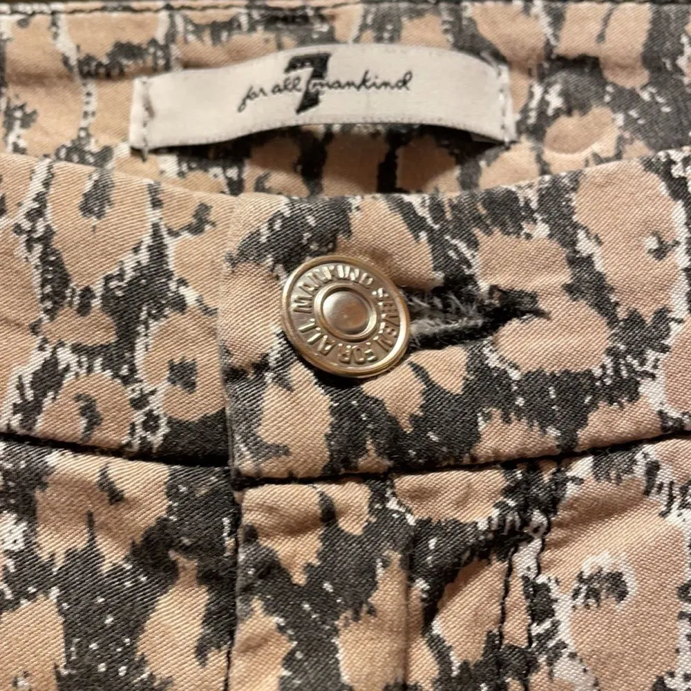 7fam High waist Ankle Skinny in Mixed Leopard - Image 6