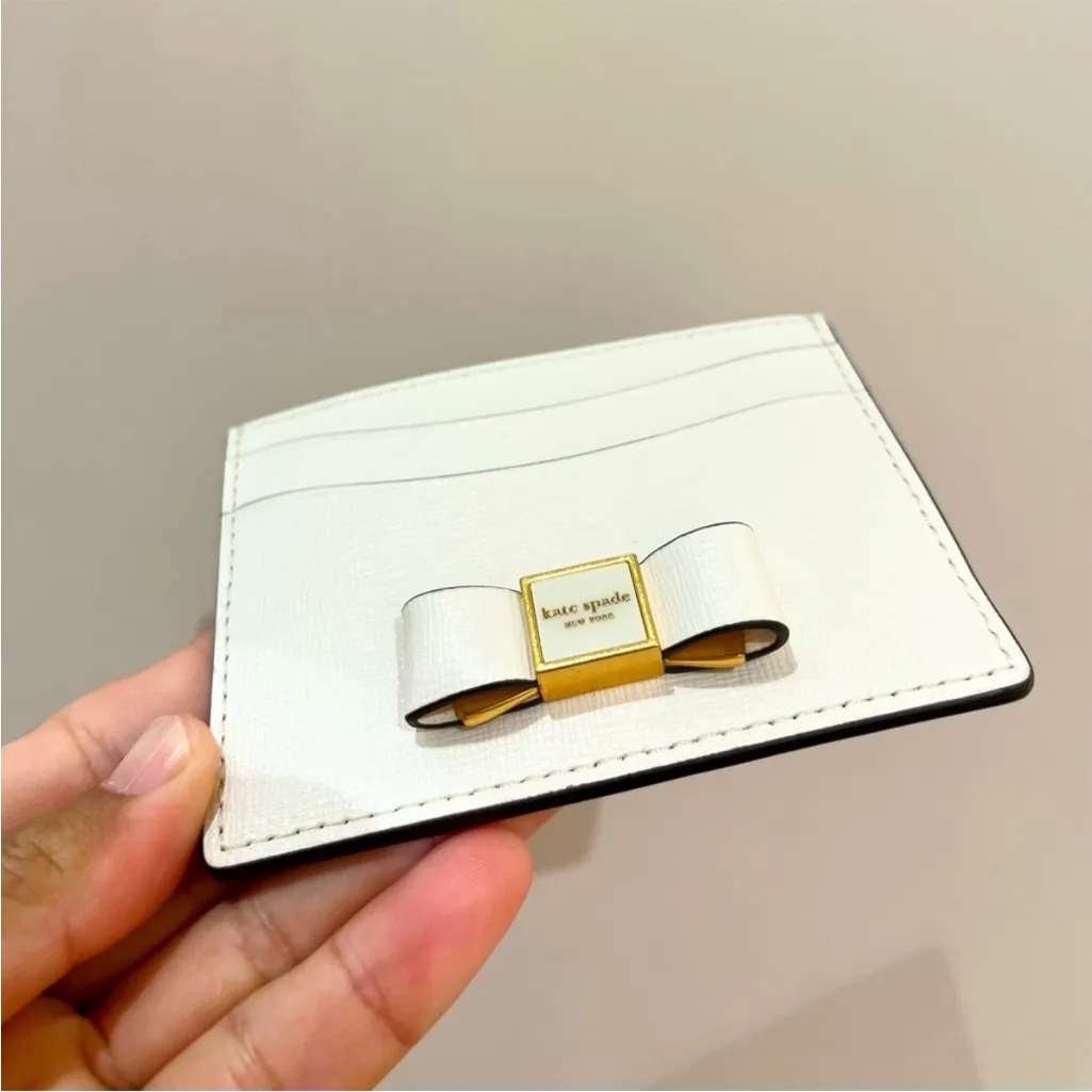 Kate Spade Morgan Bow Embellished
Cardholder # K9923 - Image 3