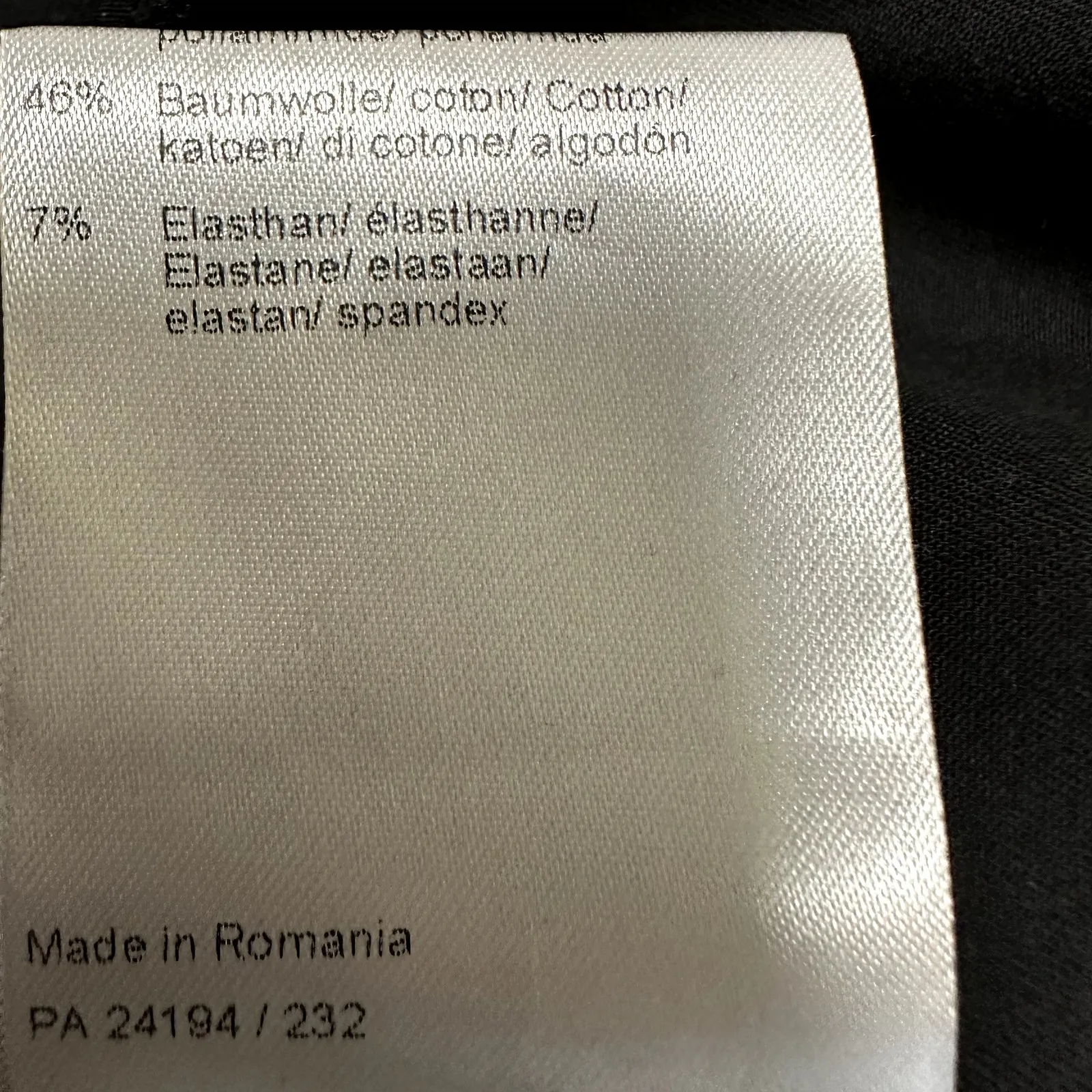 Raffaello Rossi Penny Techno Cotton Superstretch Leggings Mid Rise Black 36 6 S - Image 5