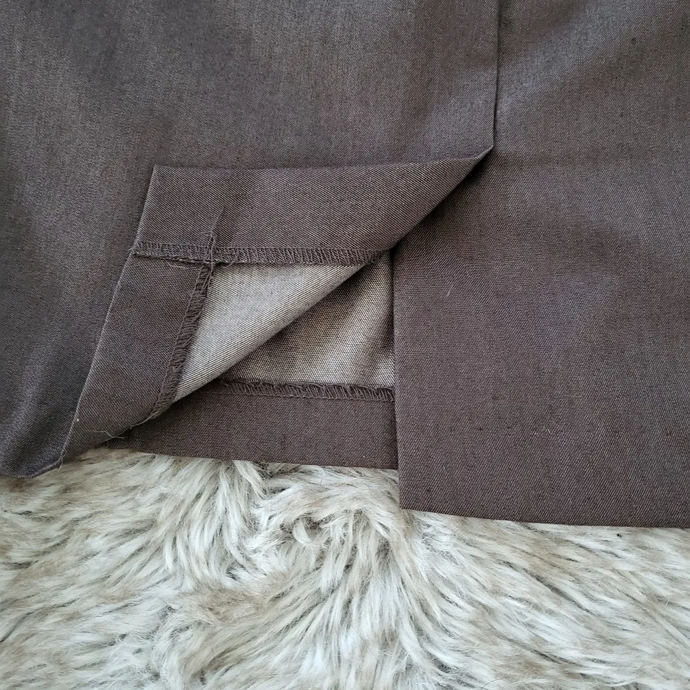 B Wear Byer California Gray Sailor Button Pencil Skirt Size 3 - Image 4