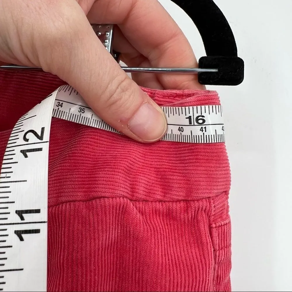 J.Crew Salmon Pink Bootcut Cords Corduroy Size 8 short‎ - Image 8