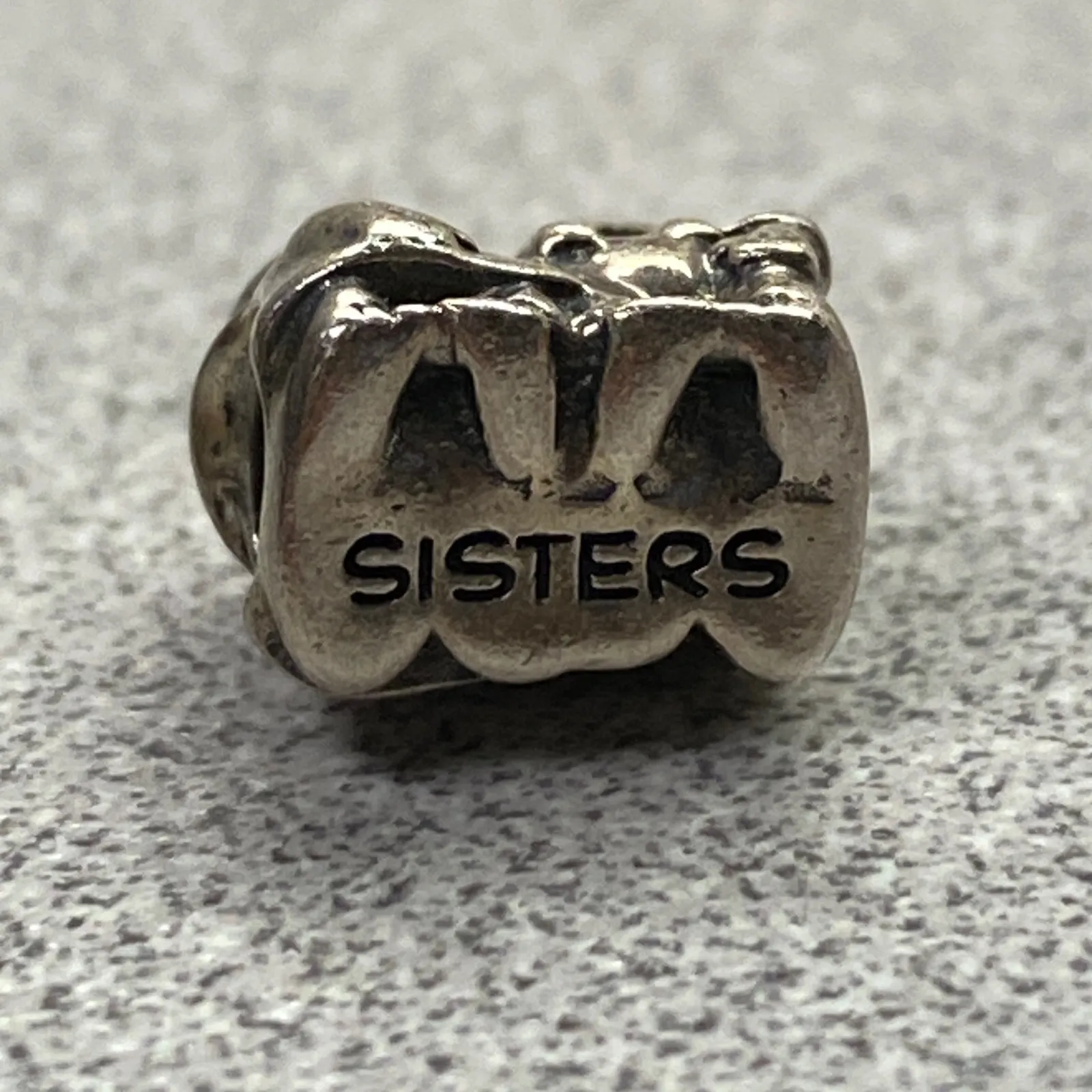 CHAMILIA 925 Sterling Silver Sisters Charm Bead Hugging Figures - Image 3