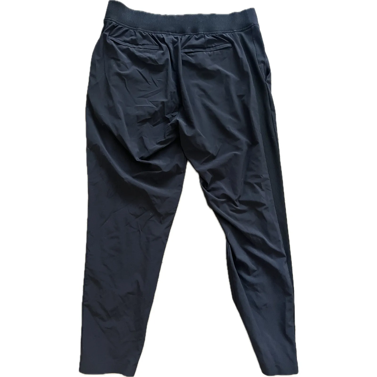 Athleta Brooklyn Mid Rise Ankle Pant Athletic Yoga Travel Work Black 8 Tailored - Image 3