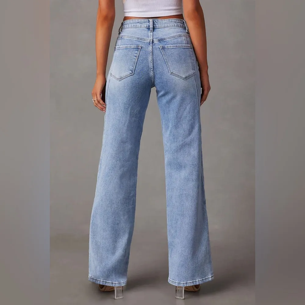 Light Blue Wash Jeans - Size XL - New with Tags - Image 2