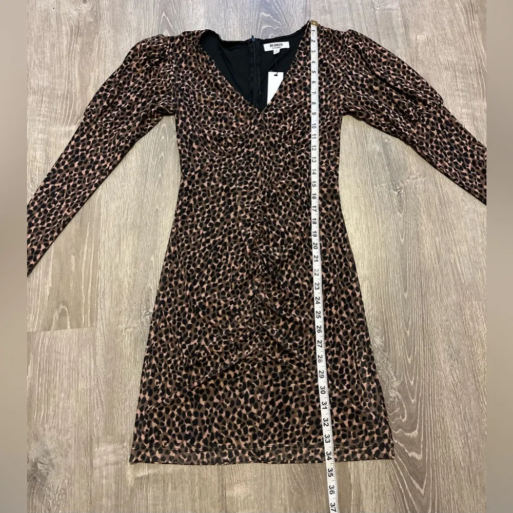 BB Dakota Steve Madden Animal Attitude Dress Size S Back Zipper Going Out NWT - Image 2