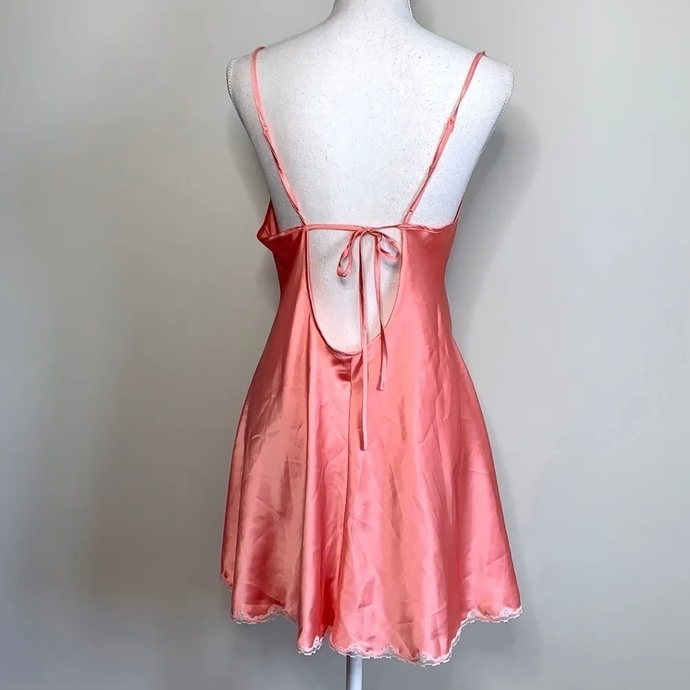 Victoria’s Secret Princess Peach Satin & Lace Slip - Image 2