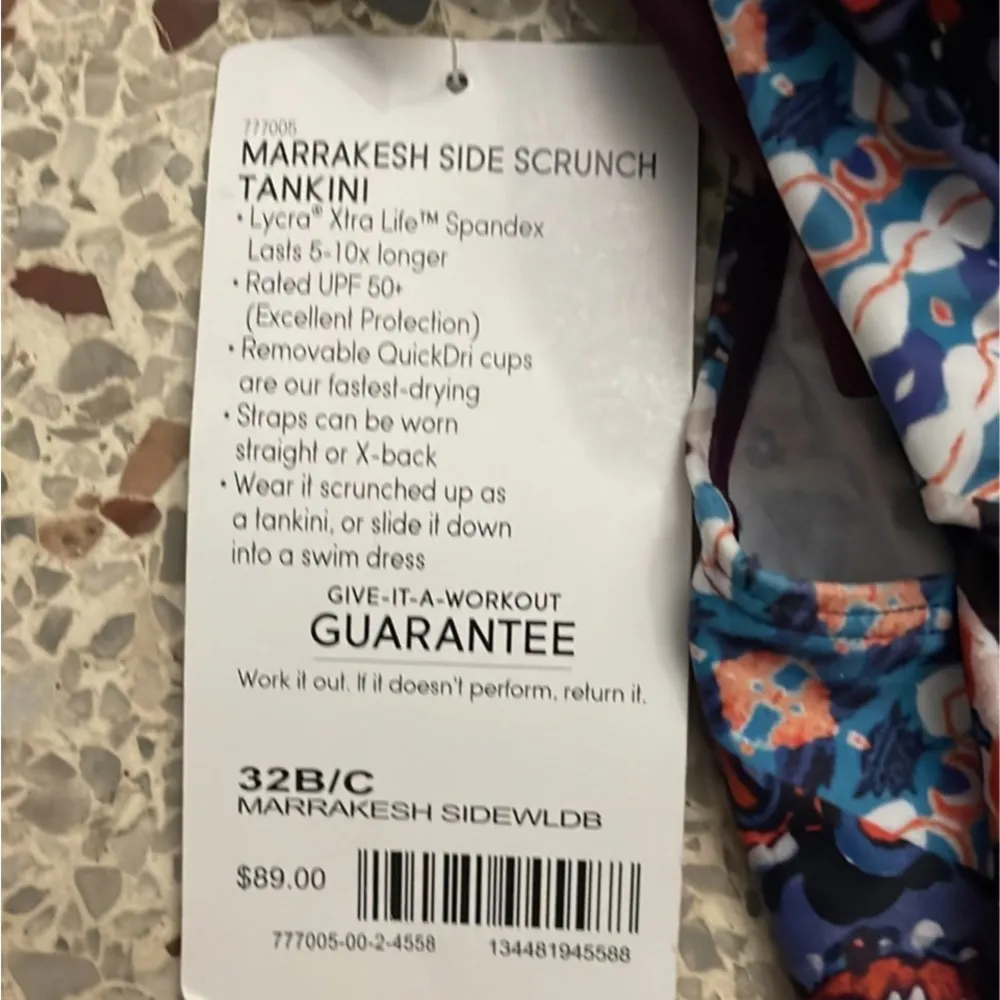 NWT Athleta Marrakesh Side Scrunch Tankini Swim Top or Swim Dress - Image 9