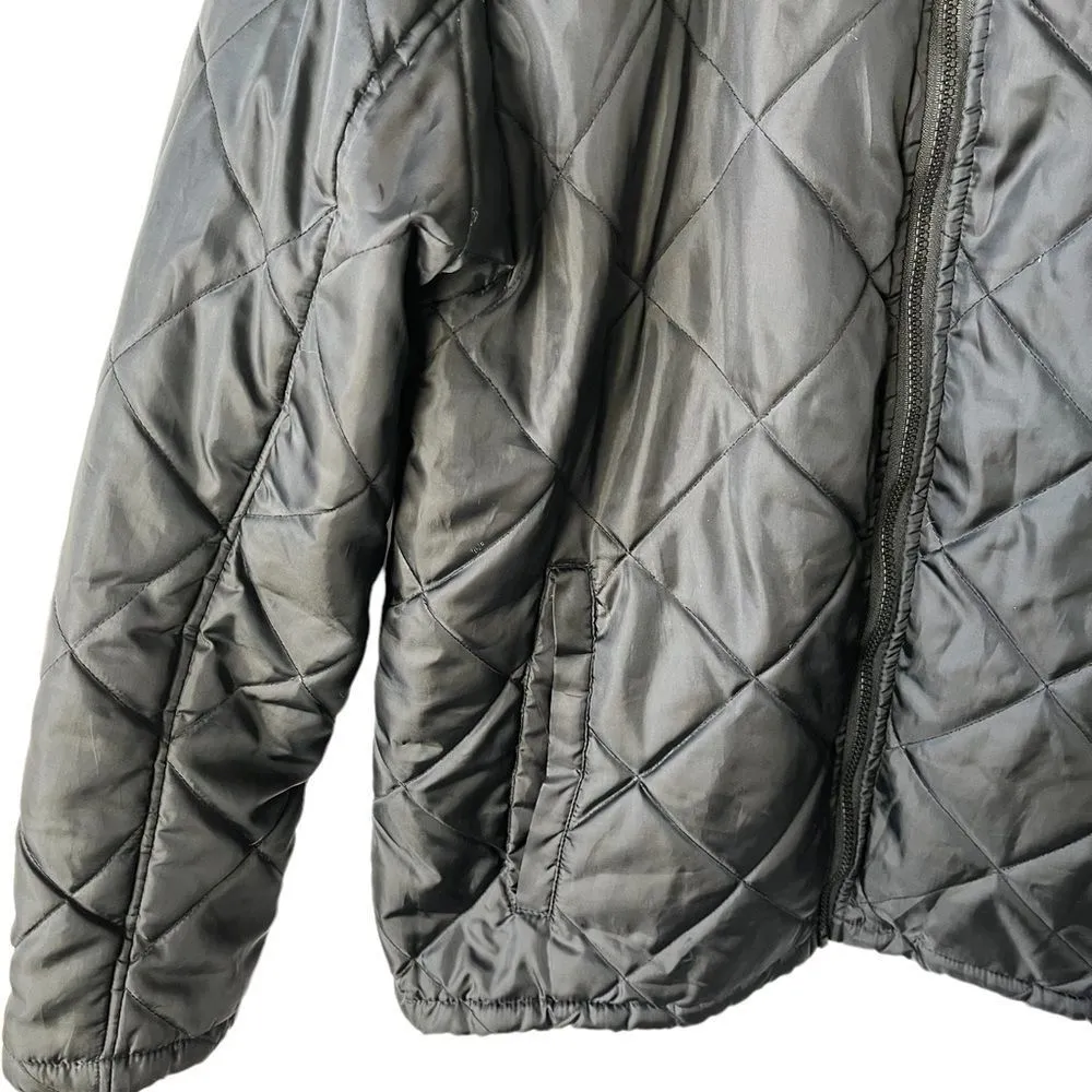 Cb Women's Blk Full Zip Quilted Jacket/Coat, Women's Med. - Image 3