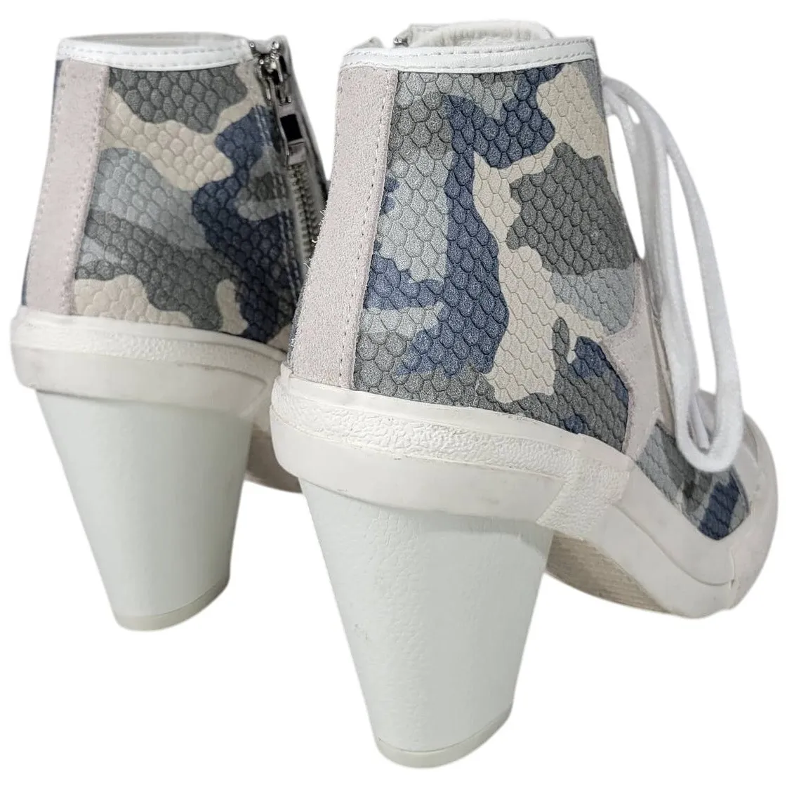 Vintage Havana Women's High Top Heeled Fashion Sneakers‎ Camo Multi Size 5.5 - Image 5