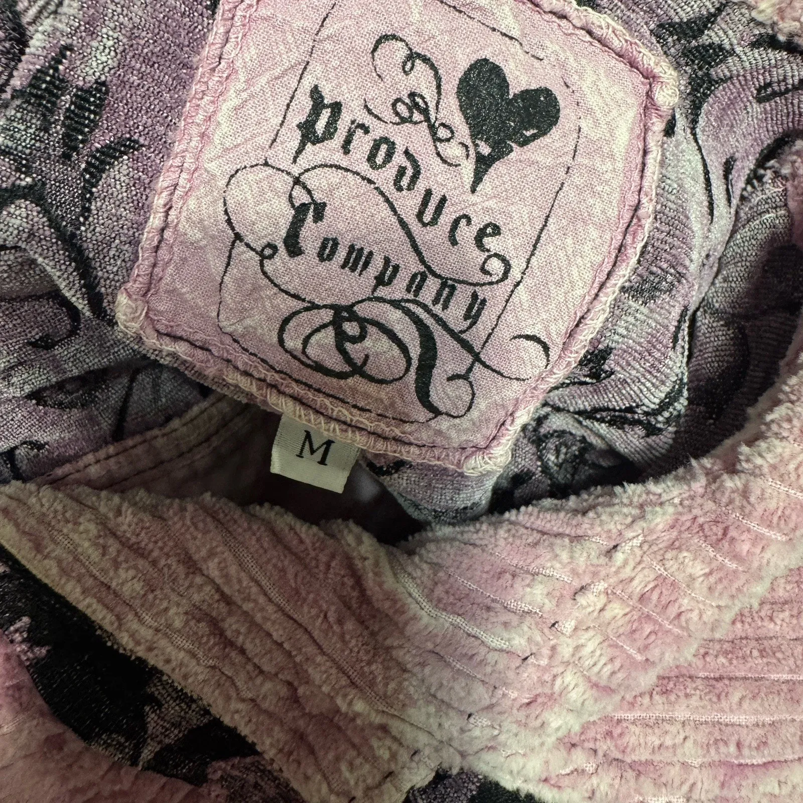 Vintage Womens Pink Corduroy Jacket Produce Company USA Size M 100% Cotton 90s Size M - Image 5