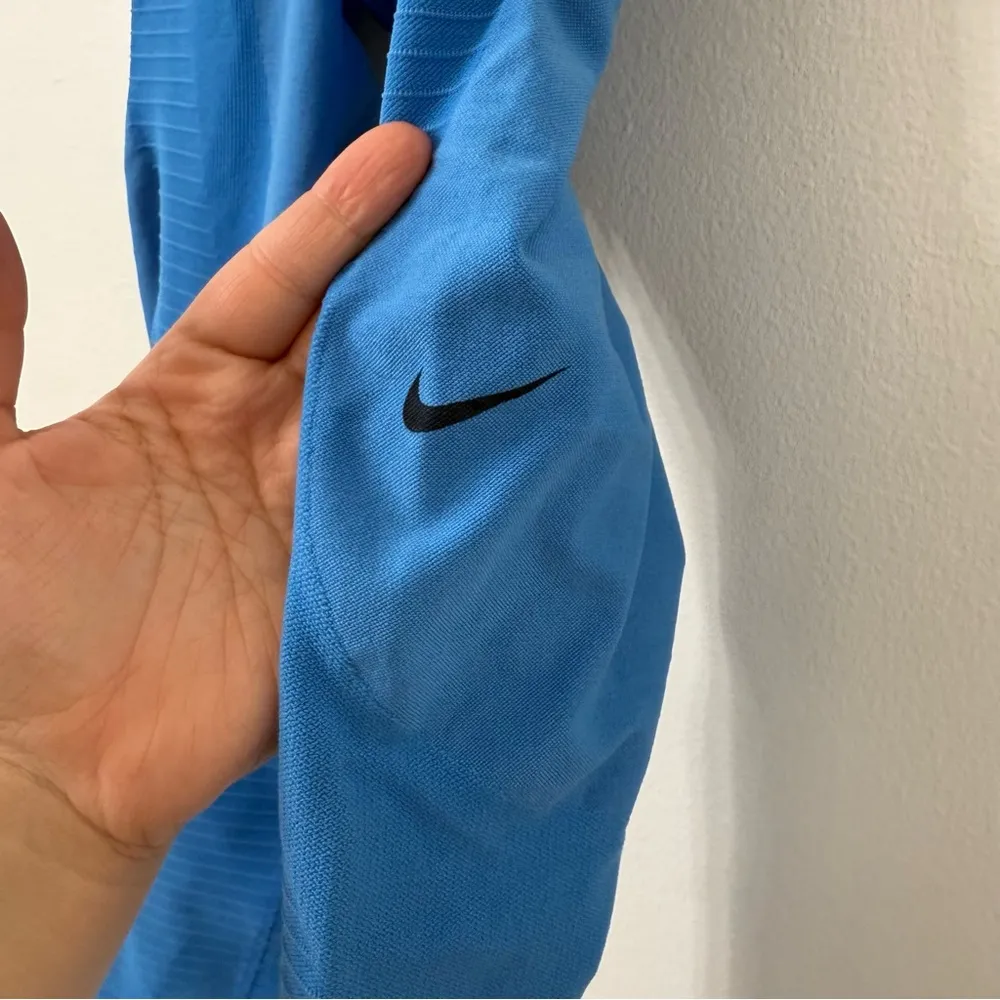 {S} NIKE Zoned Sculpt Training Capri 743688-435 Light Photo Blue - Image 5