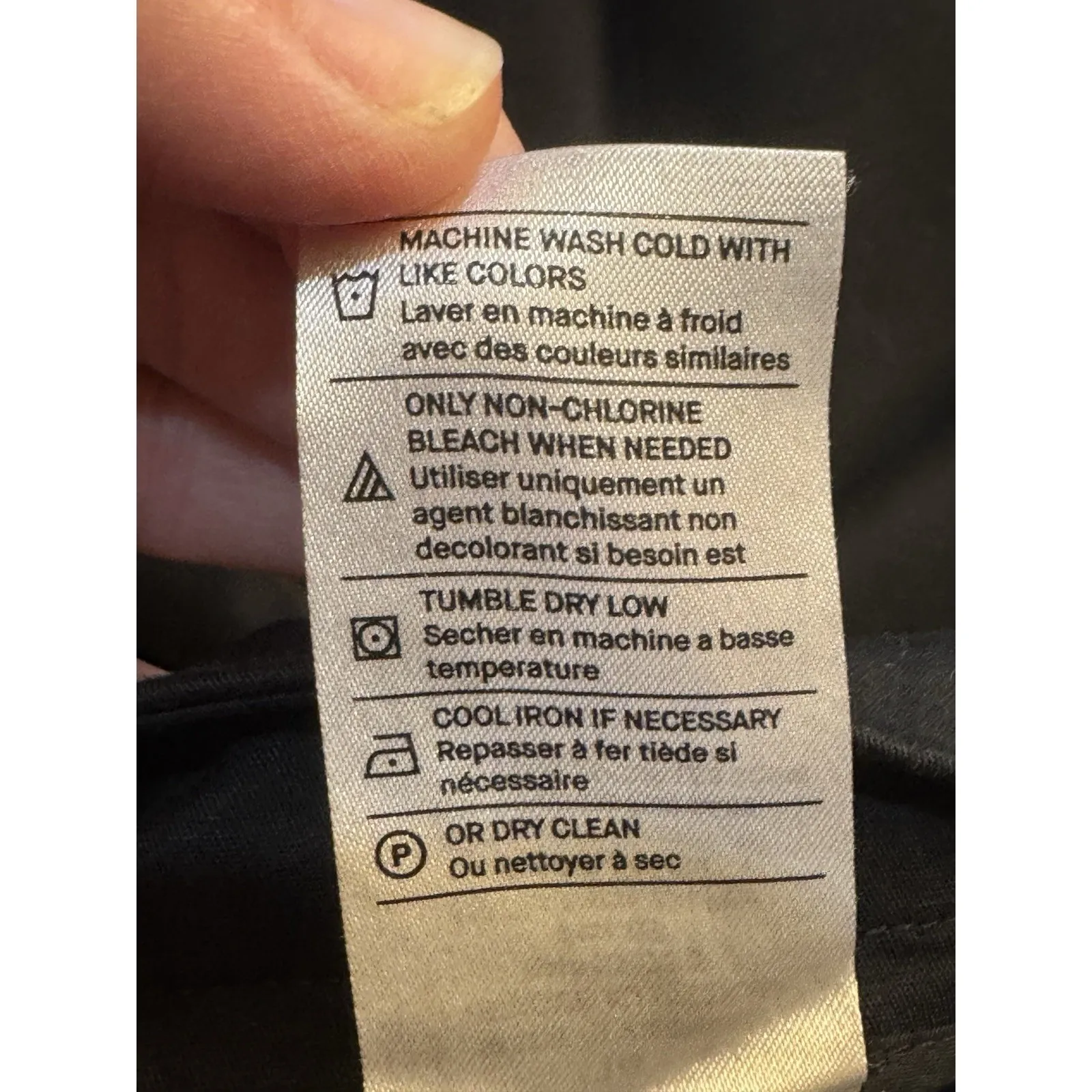 VINCE Coin Pocket Chino Pants 14 Black Stretch Cotton Straight High Rise Minimal - Image 7