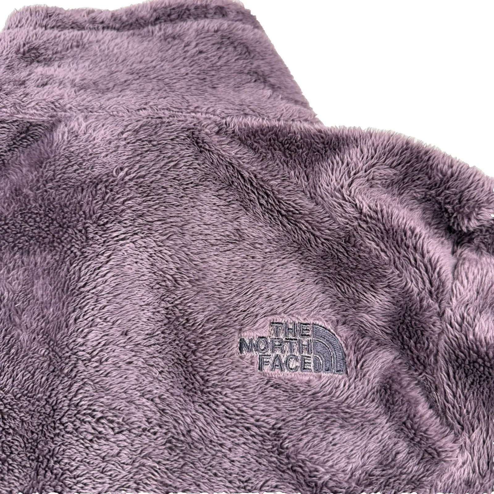 North Face Women's Osito Coat Jacket High Pile Teddy Fleece Size Small Plum - Image 4
