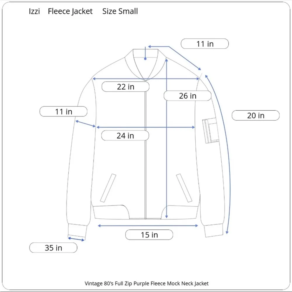 Vintage 90s Izzi Fleece Bright Purple Neon Pink Pullover Jacket Oversized size S - Image 5