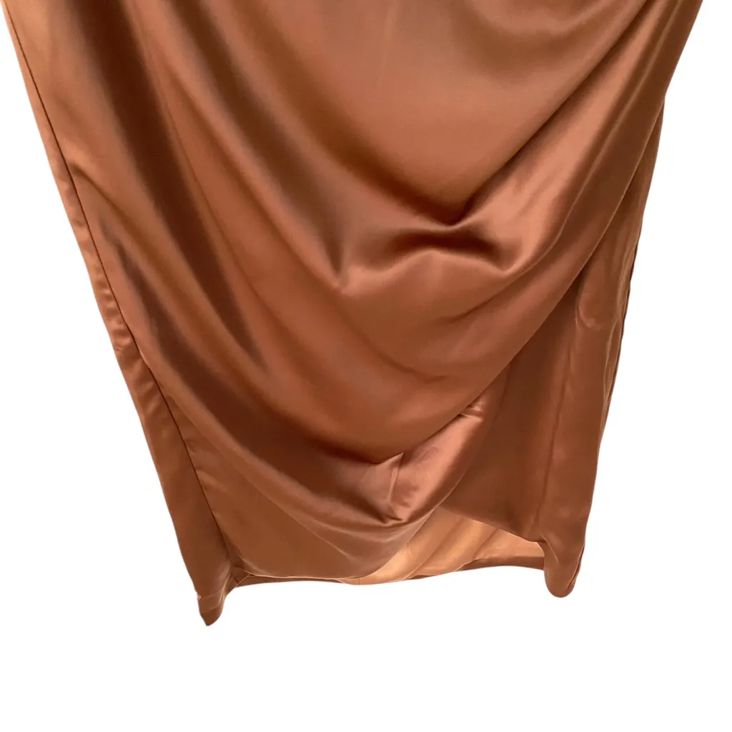 Bardot Jamila NWTs Strapless Corset Dress Brown size 12 - Image 6