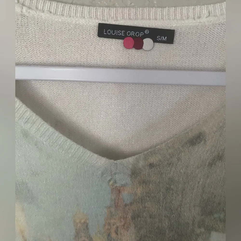 Louise Orop Angora Blend Comfy Soft Sweater Italian Made Women’s Size S/M NWT Size M - Image 3