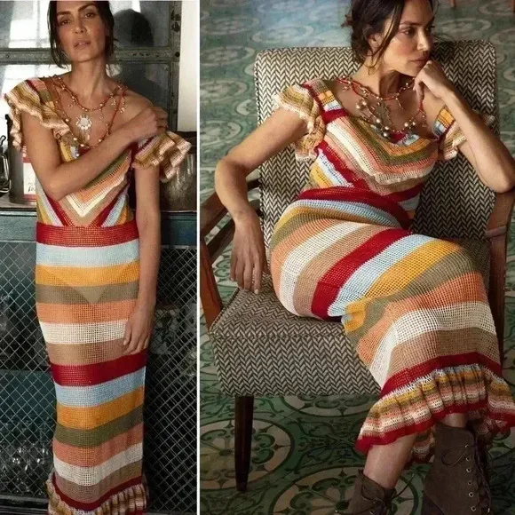 NWT‎ - Carolina K for Free People Paradise Crochet Dress
Size Medium - Image 3