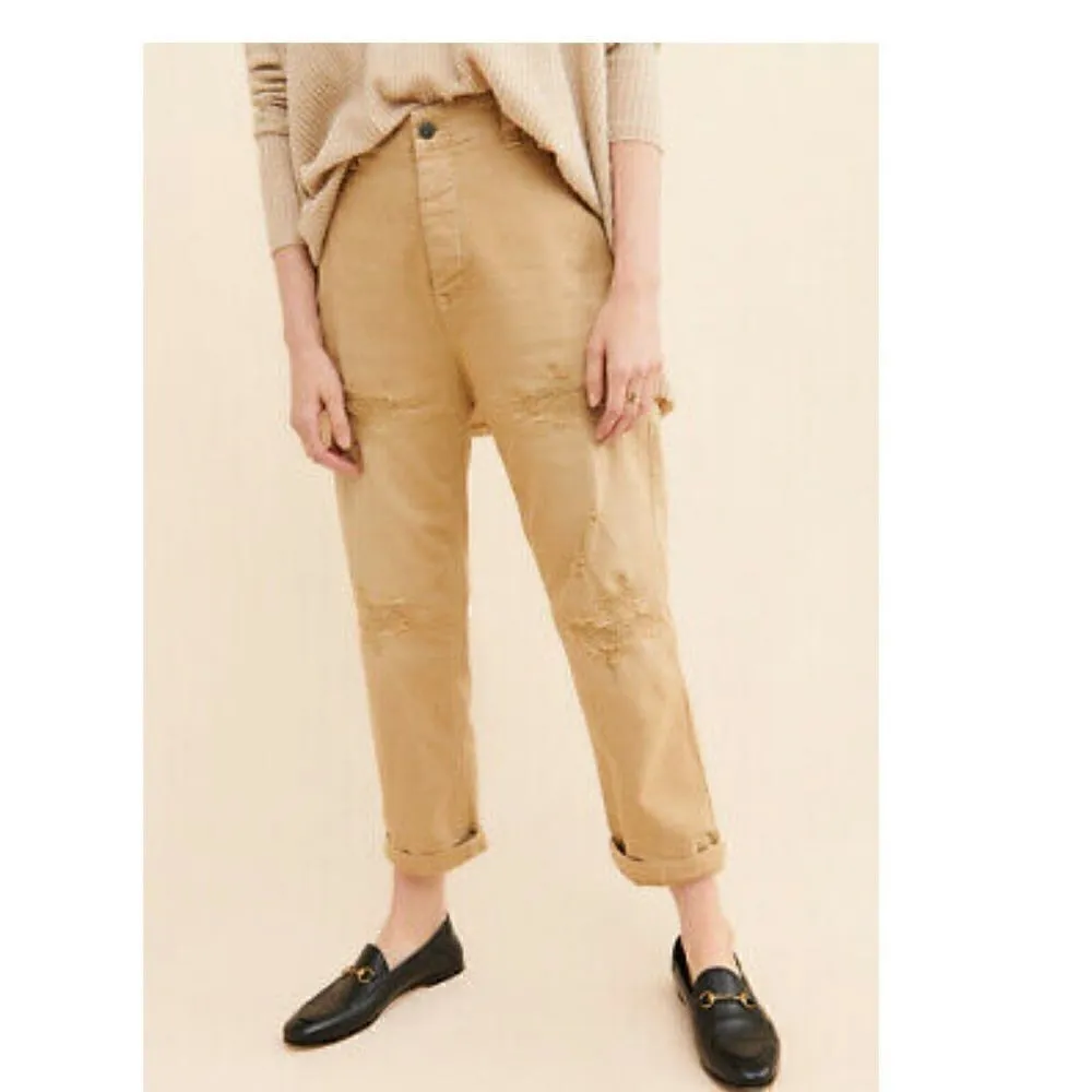 NWT PRPS Montecarlo Distressed Khaki Chino Pants 24”‎ Tan - Image 2