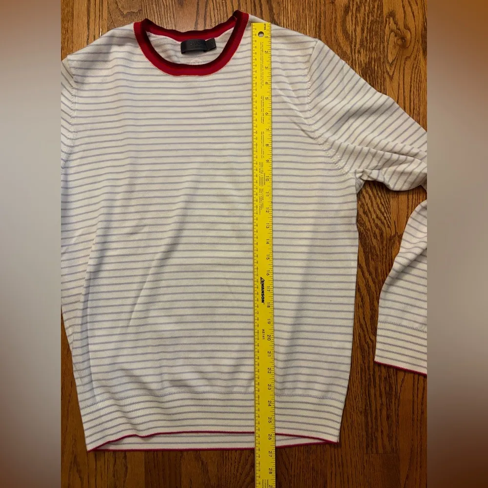 G/FORE Wool Crew Neck Striped Sweater - Image 7